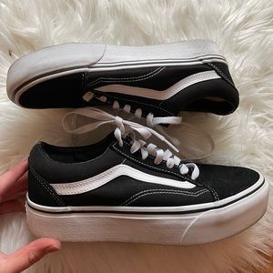 Vans Old Skool Platform Sz 7.5